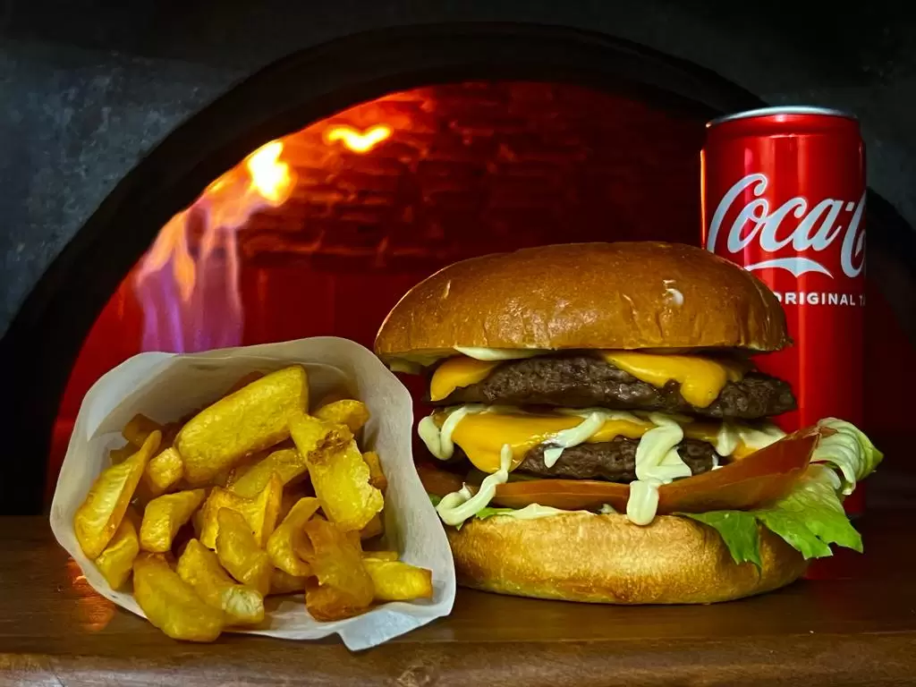 menu bacon cheeseburger